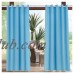 Cross Land Outdoor Curtains UV Protection Thermal Insulated Blackout for patio,garden,Blue,54"x 84"   